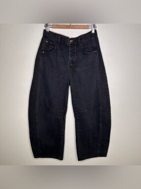 Free People - We the Free Good Luck Mid Rise Barrel Jeans 27S